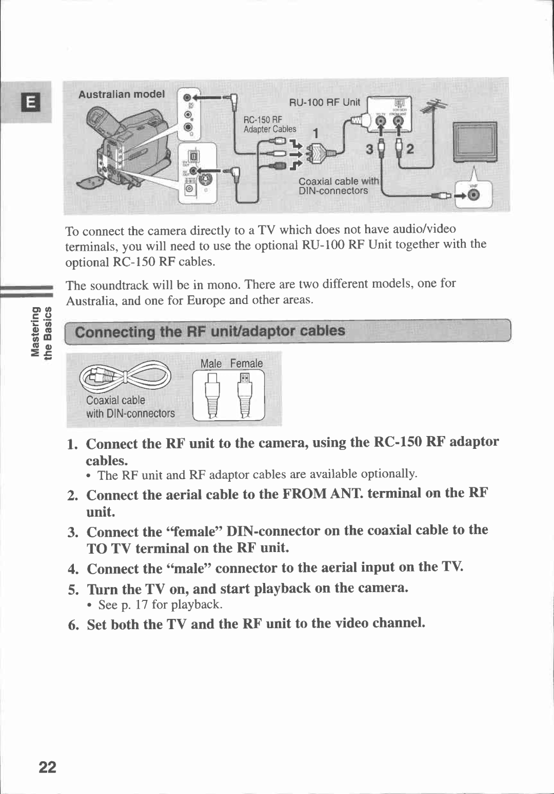 Canon MV 10, MV10I manual 