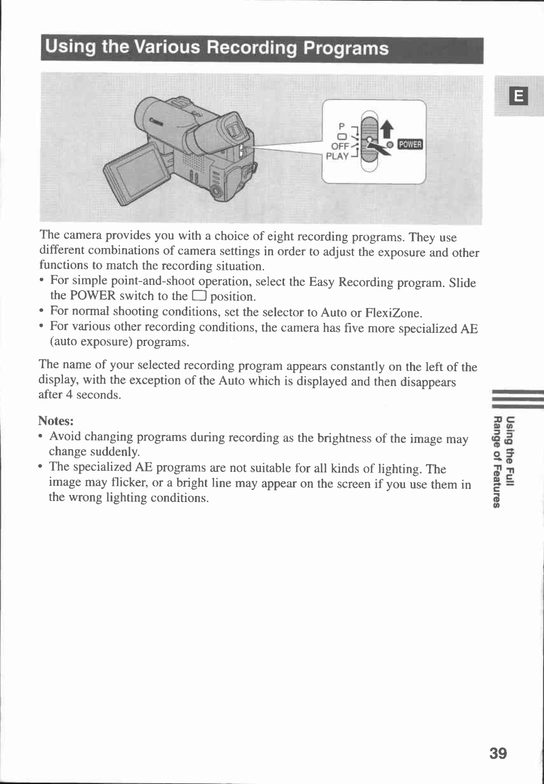 Canon MV10I, MV 10 manual 