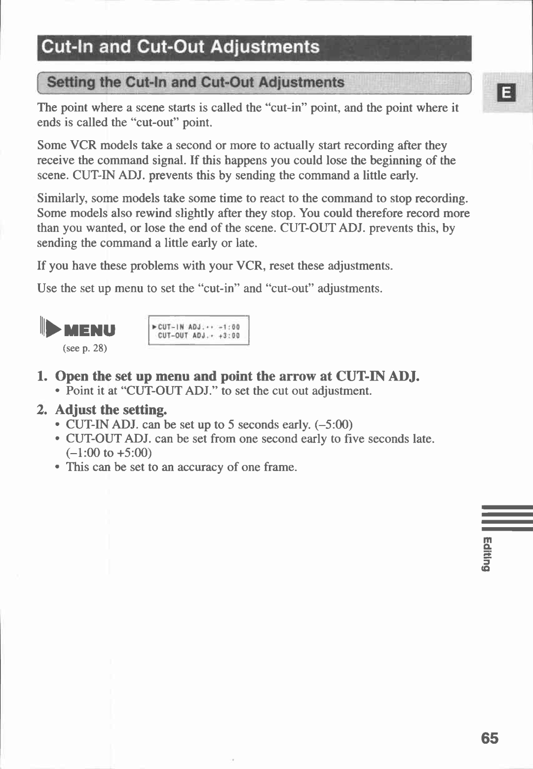 Canon MV10I, MV 10 manual 