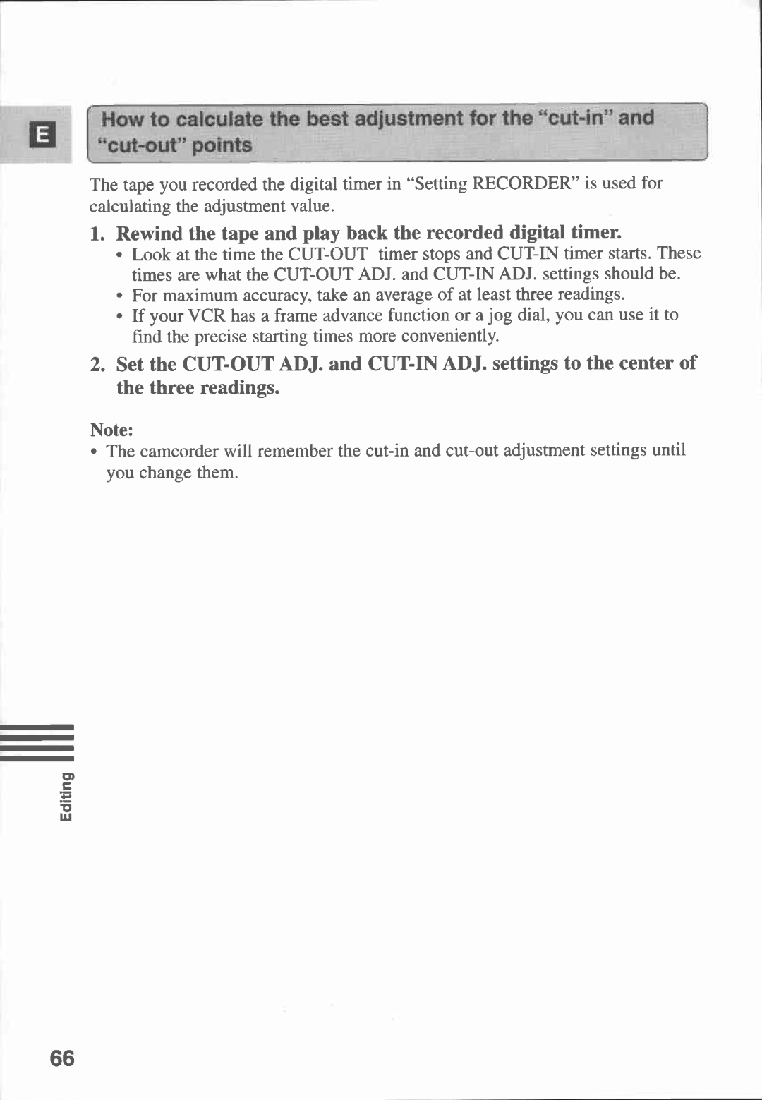 Canon MV 10, MV10I manual 