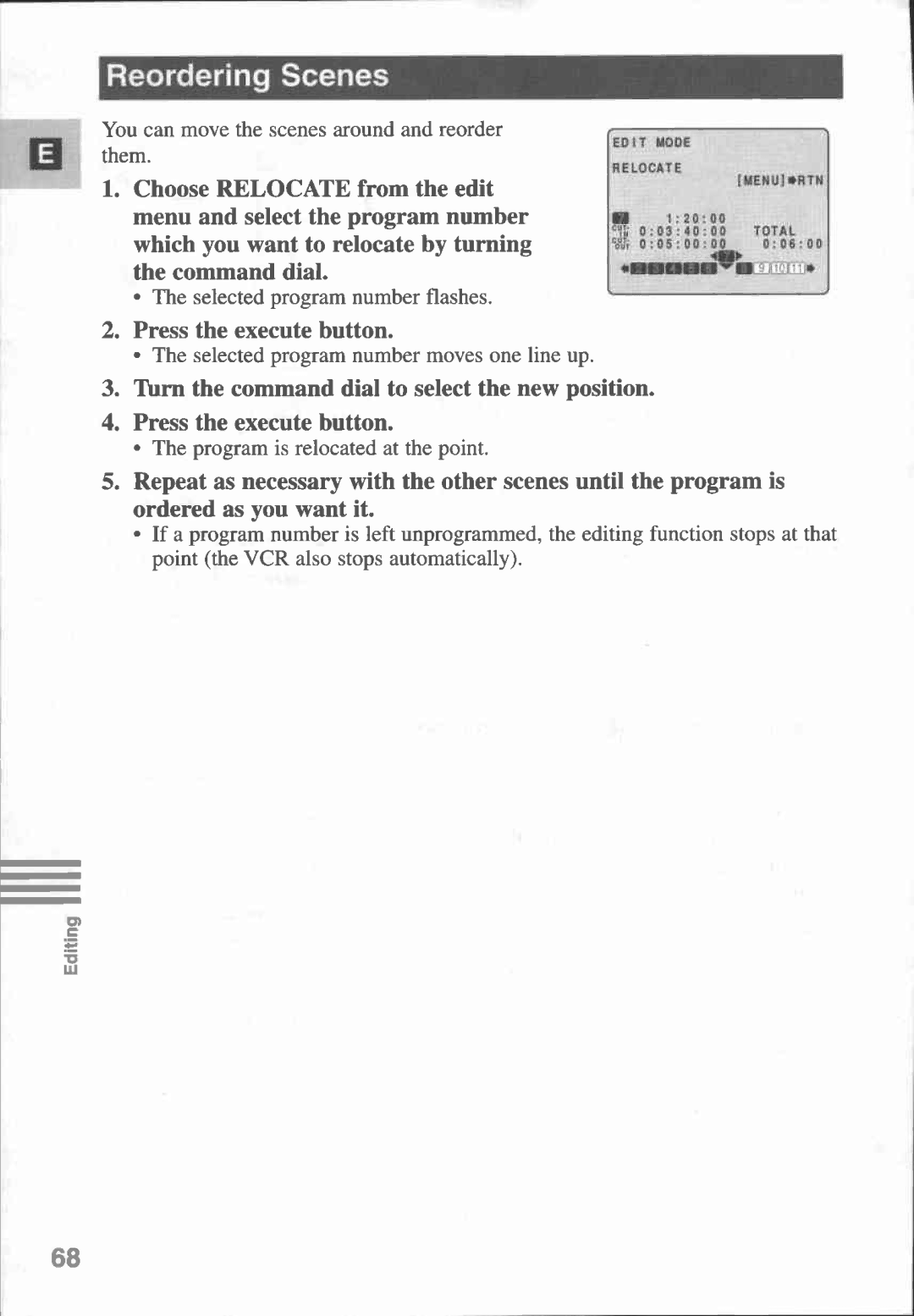 Canon MV 10, MV10I manual 