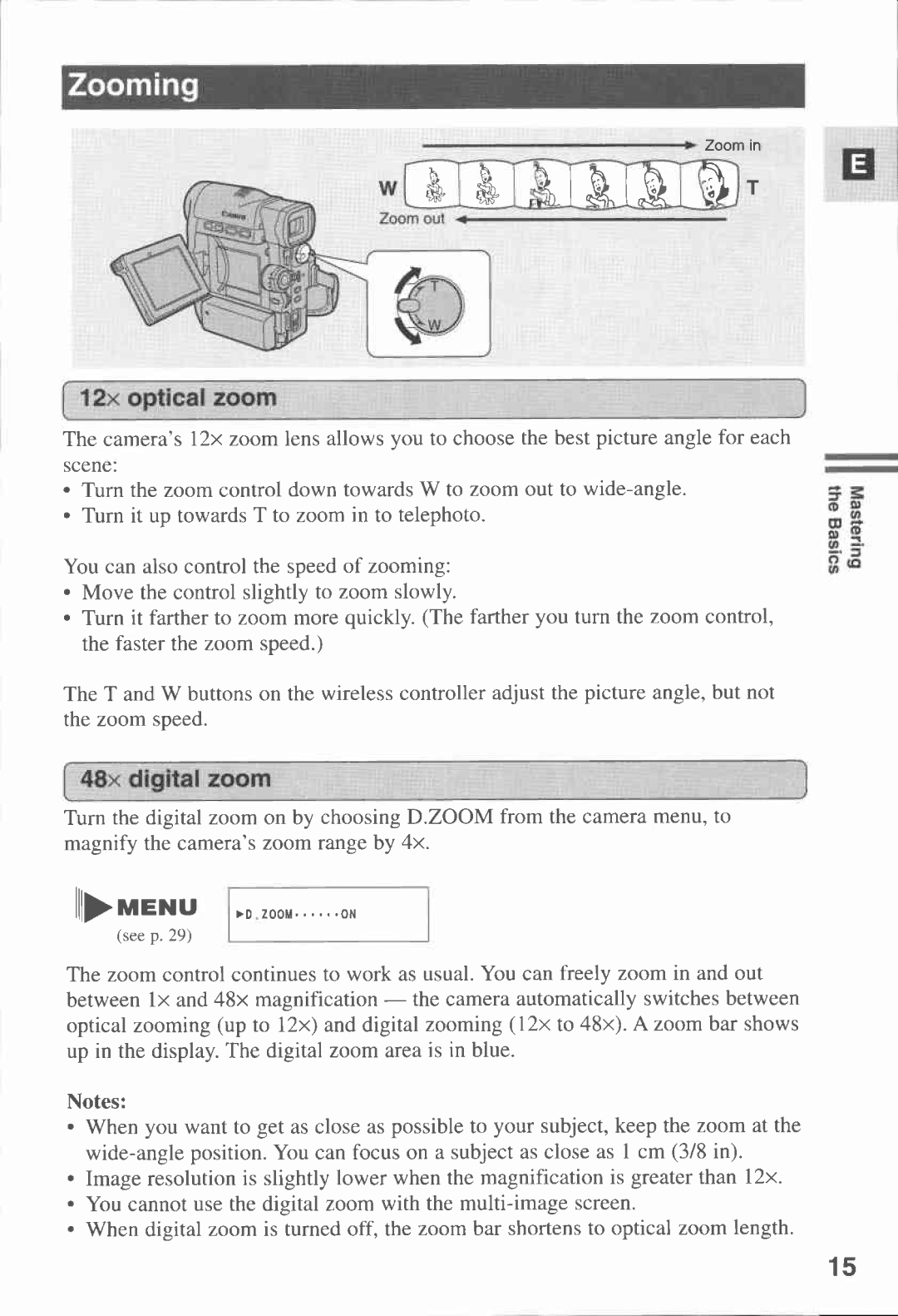 Canon MV20I, MV 20 manual 