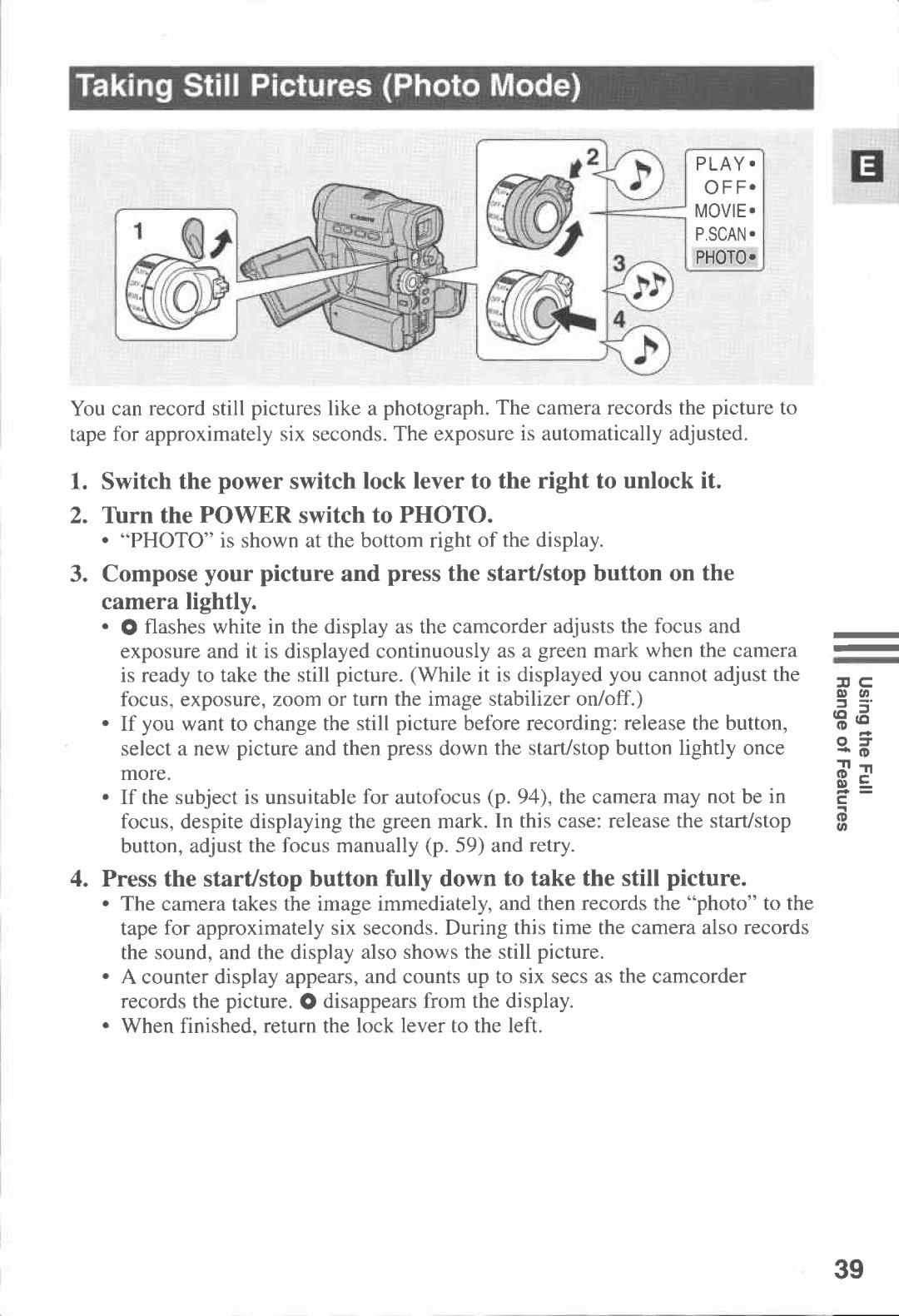 Canon MV20I, MV 20 manual 