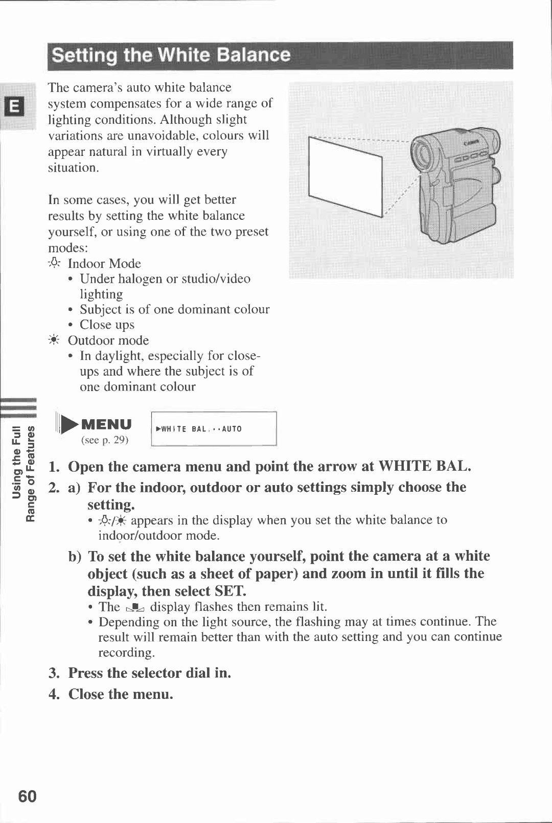 Canon MV 20, MV20I manual 