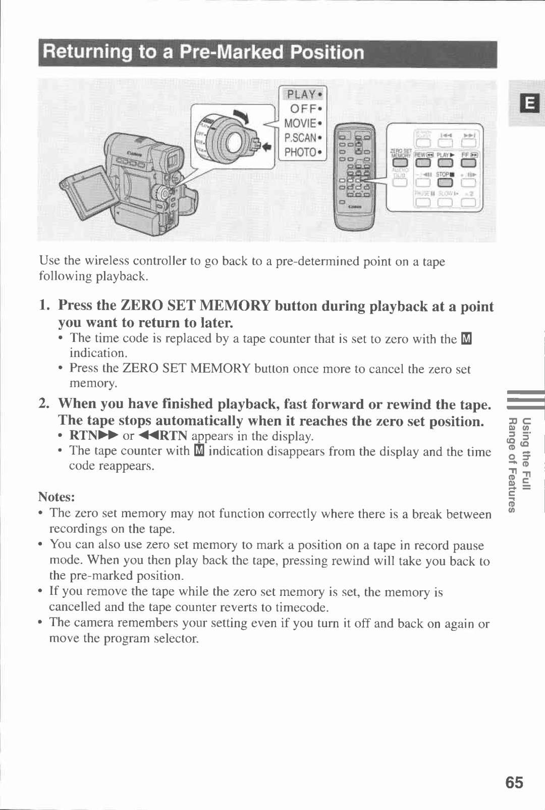 Canon MV20I, MV 20 manual 