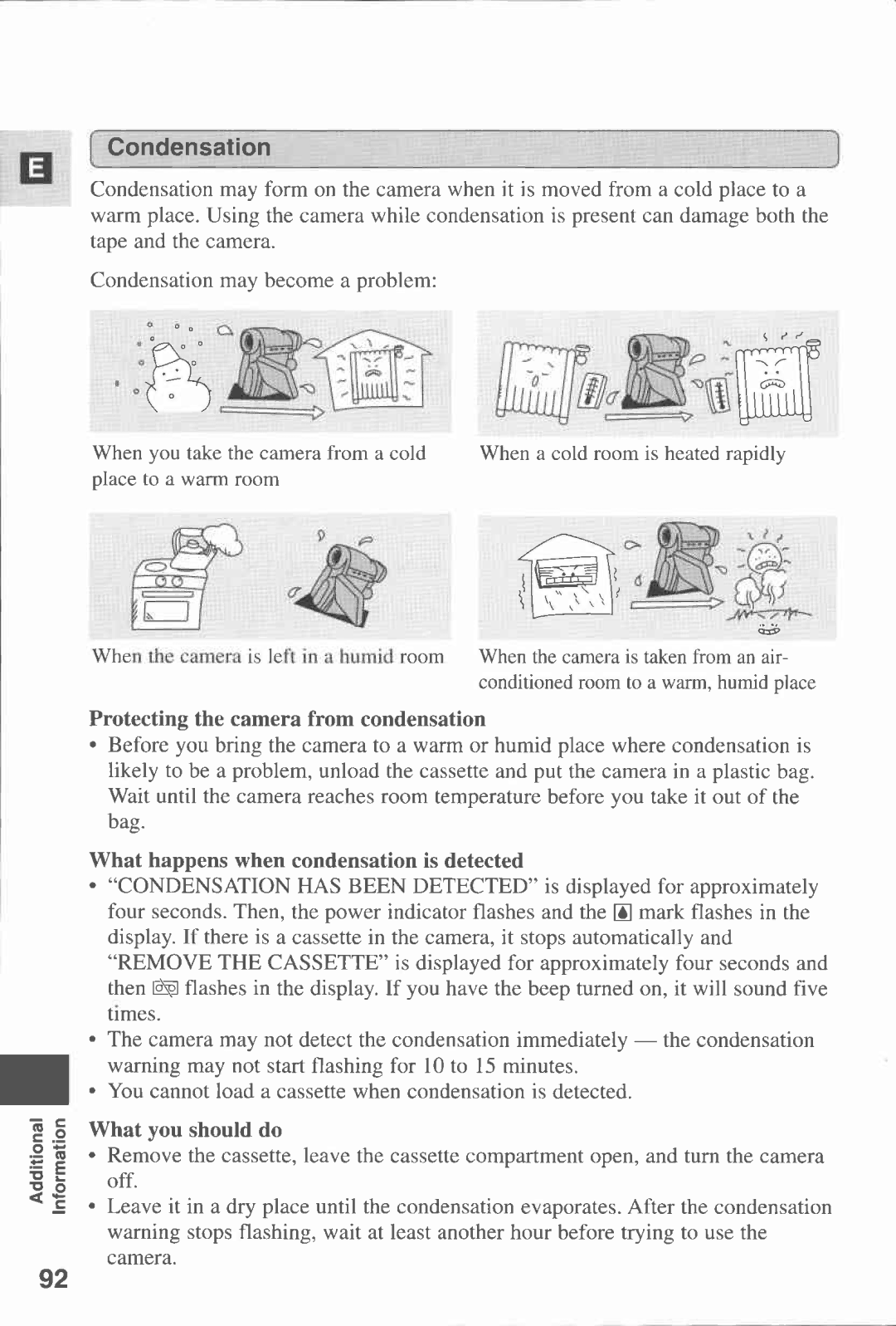 Canon MV 20, MV20I manual 