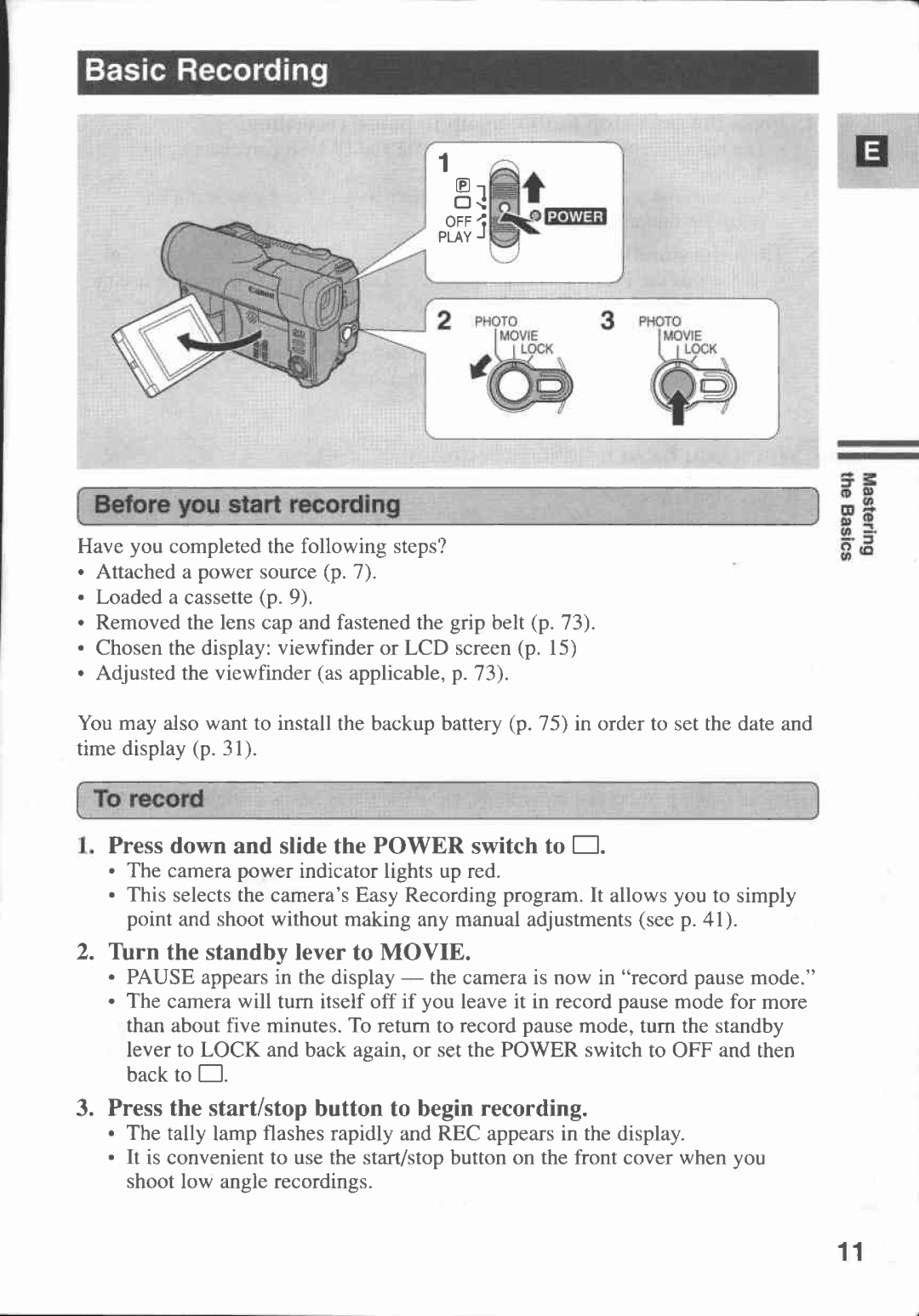 Canon MV 200 manual 