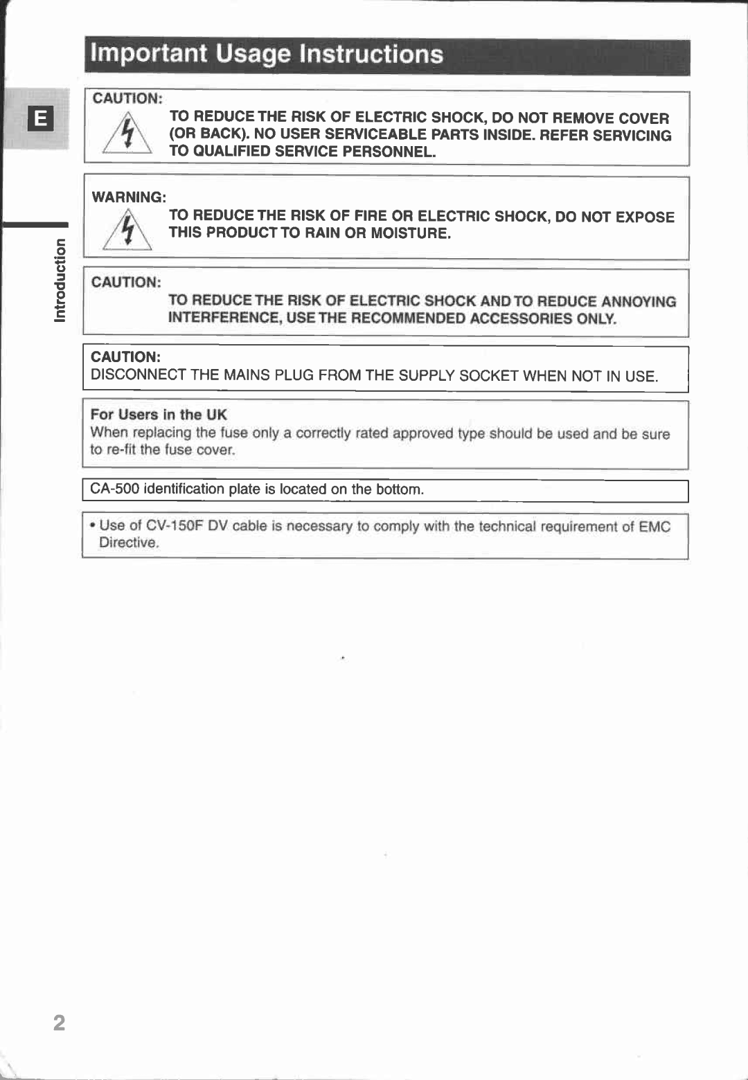 Canon MV 200 manual 