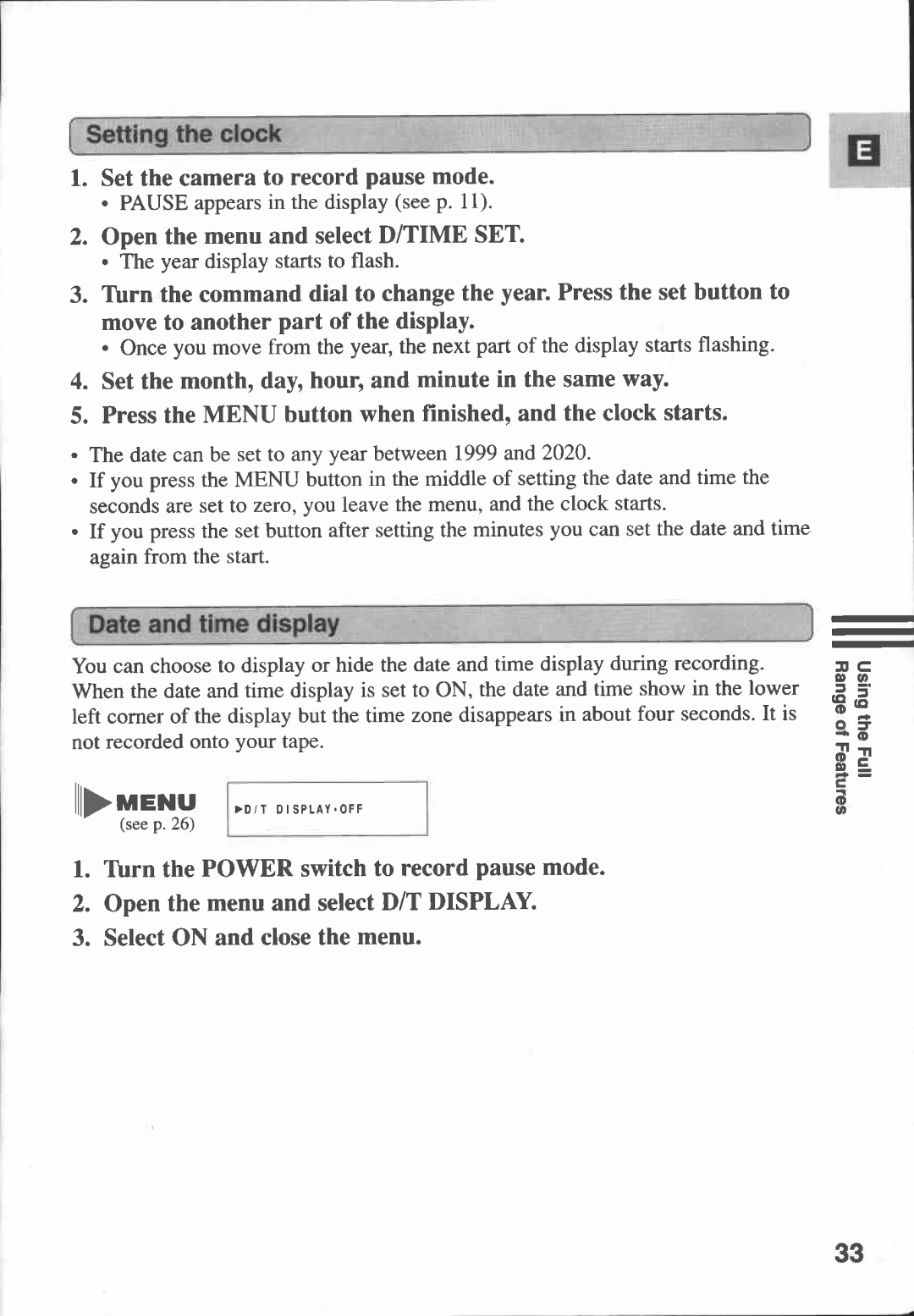 Canon MV 200 manual 