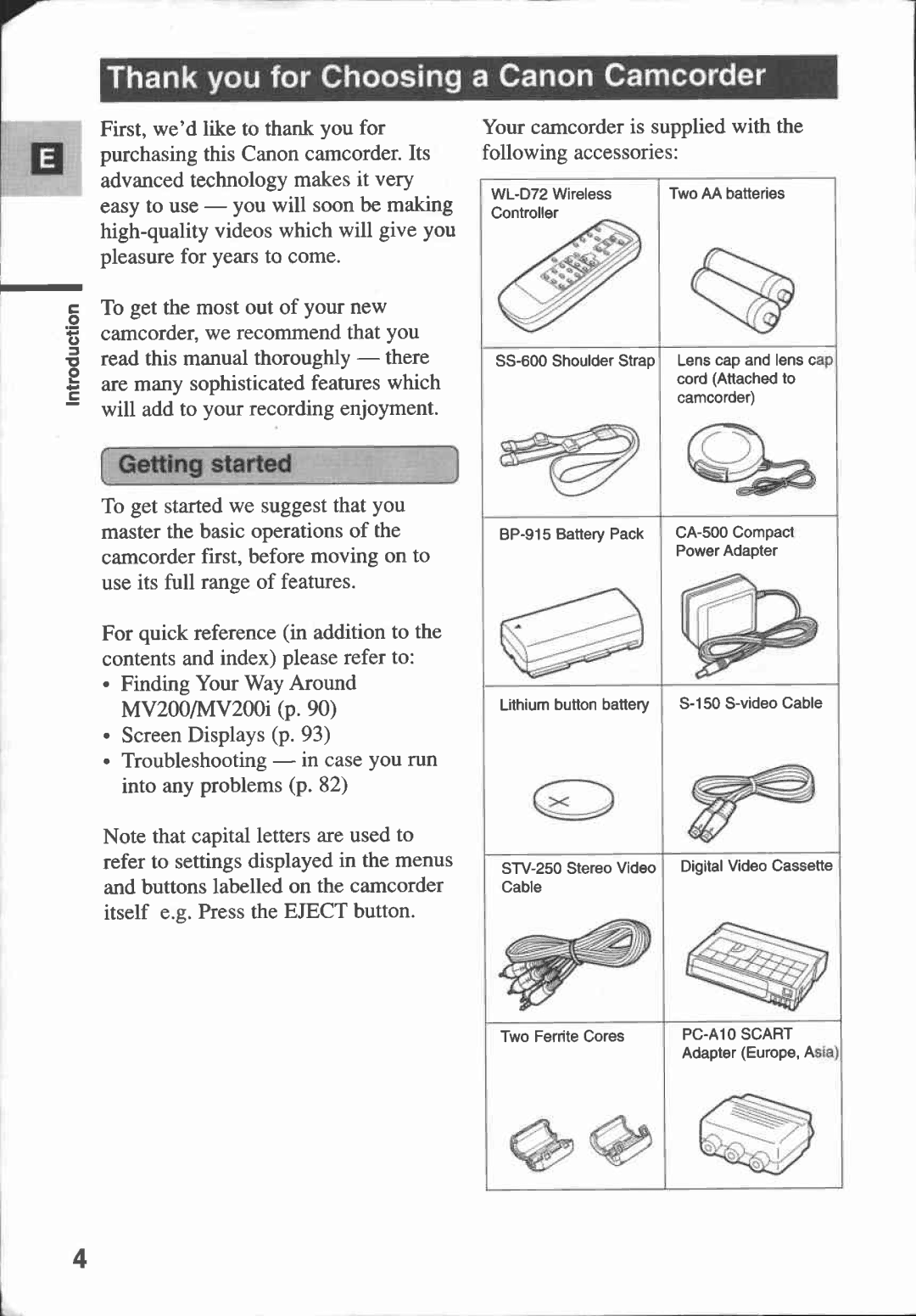 Canon MV 200 manual 