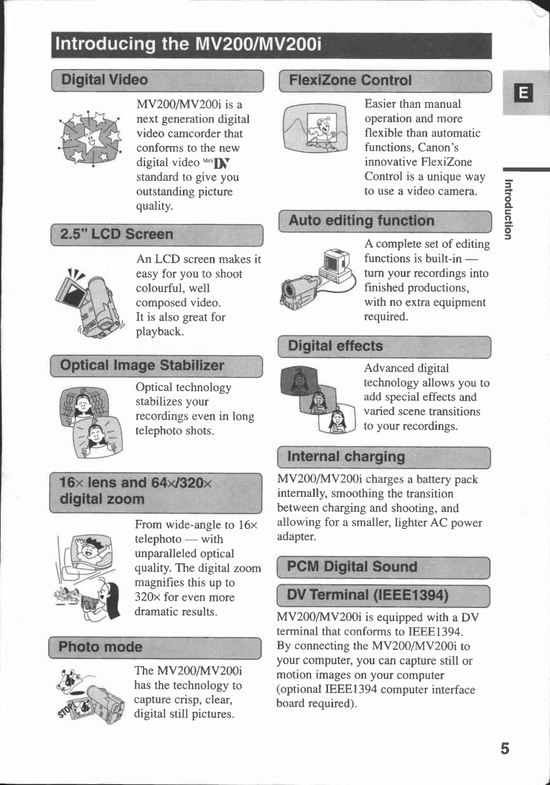 Canon MV 200 manual 