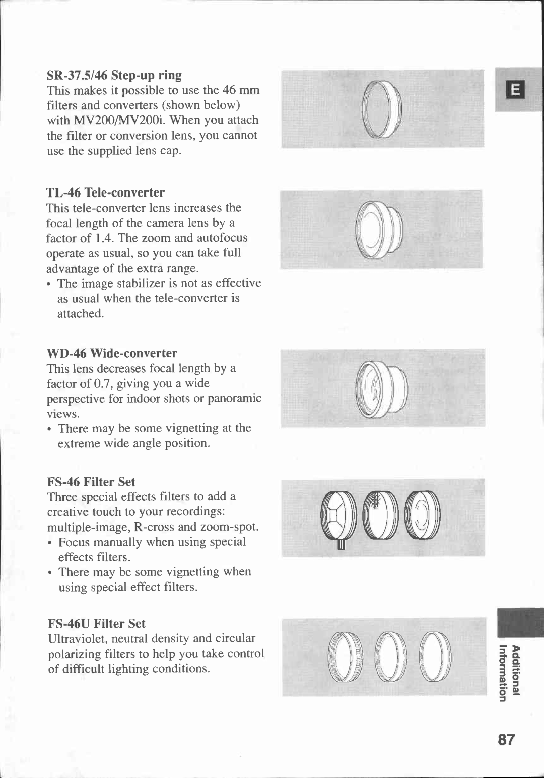 Canon MV 200 manual 