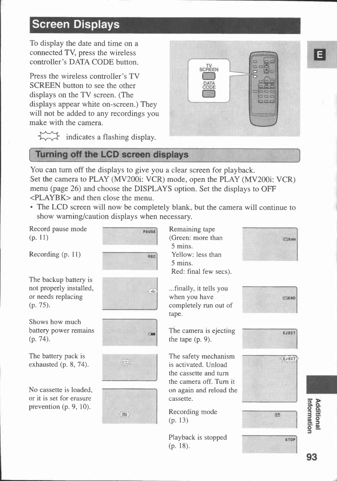 Canon MV 200 manual 