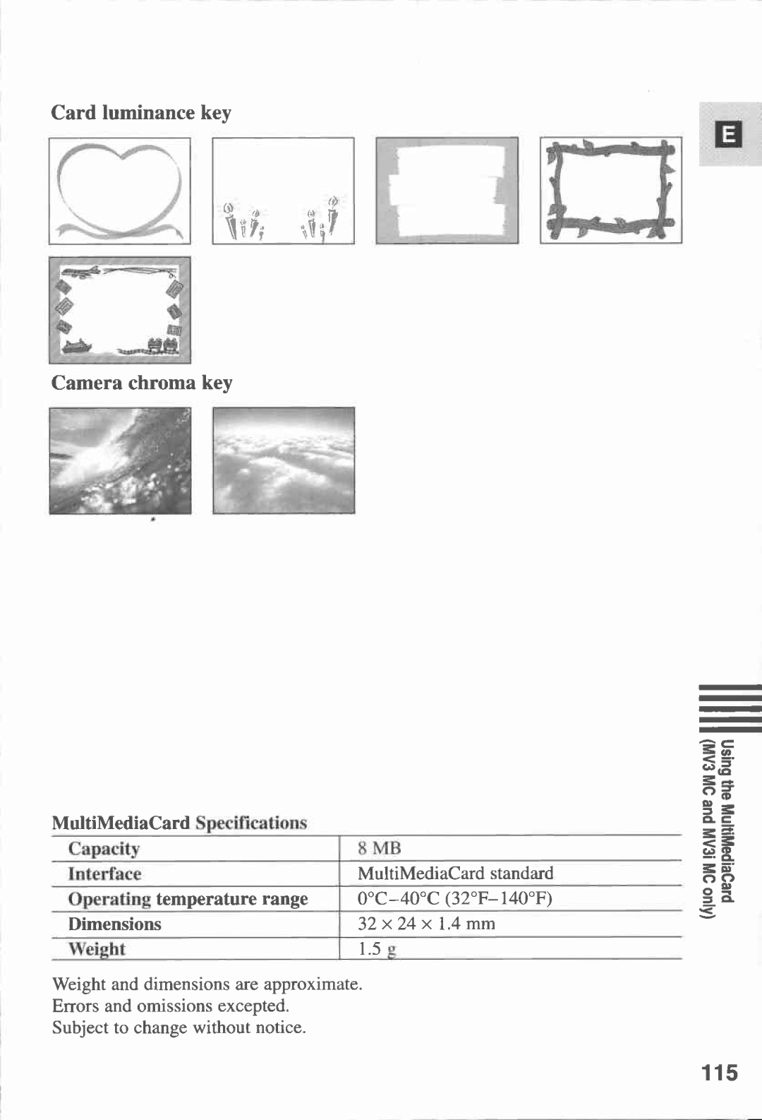 Canon MV 3 i, MV3, 3 MC manual 