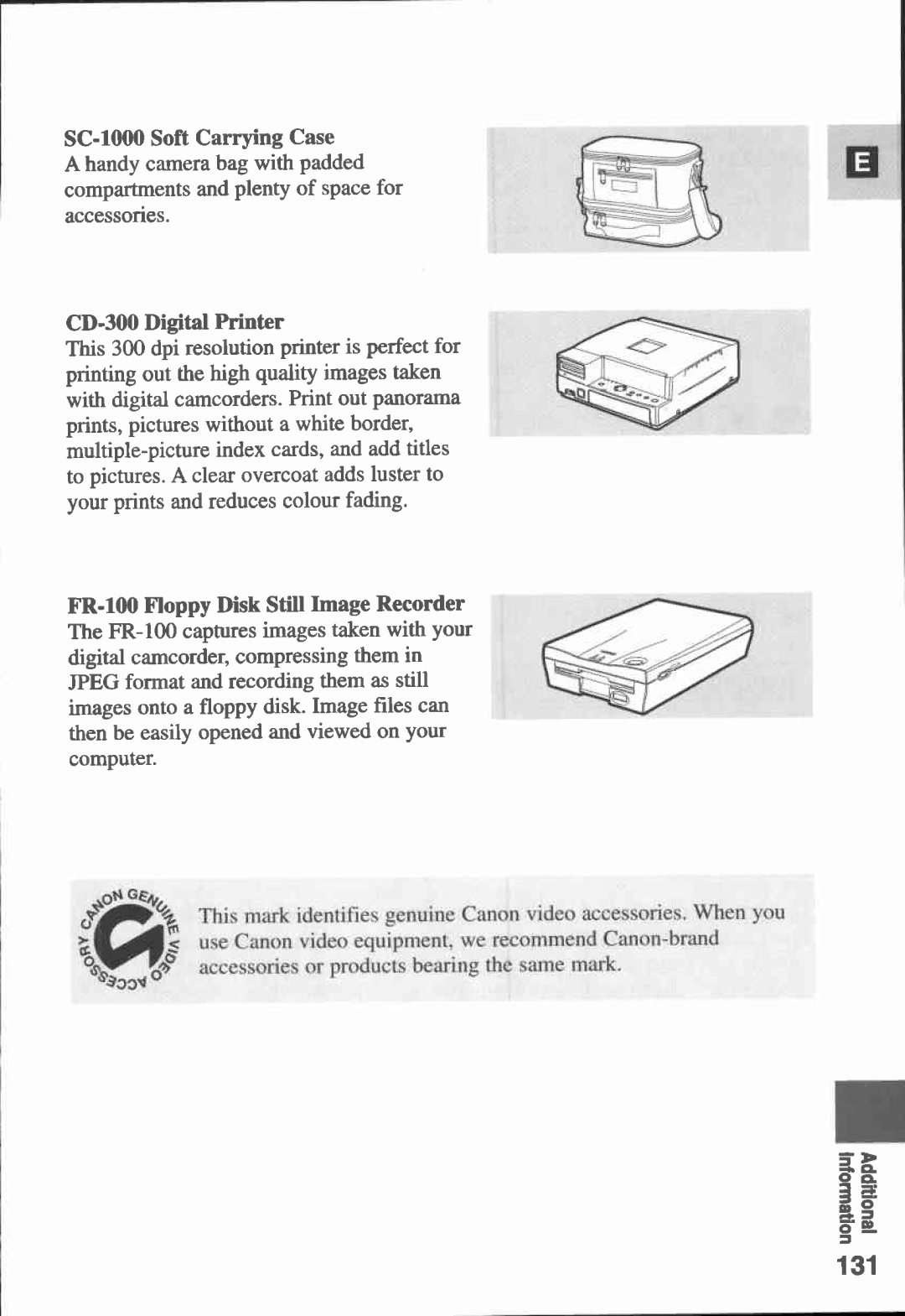 Canon 3 MC, MV3, MV 3 i manual 