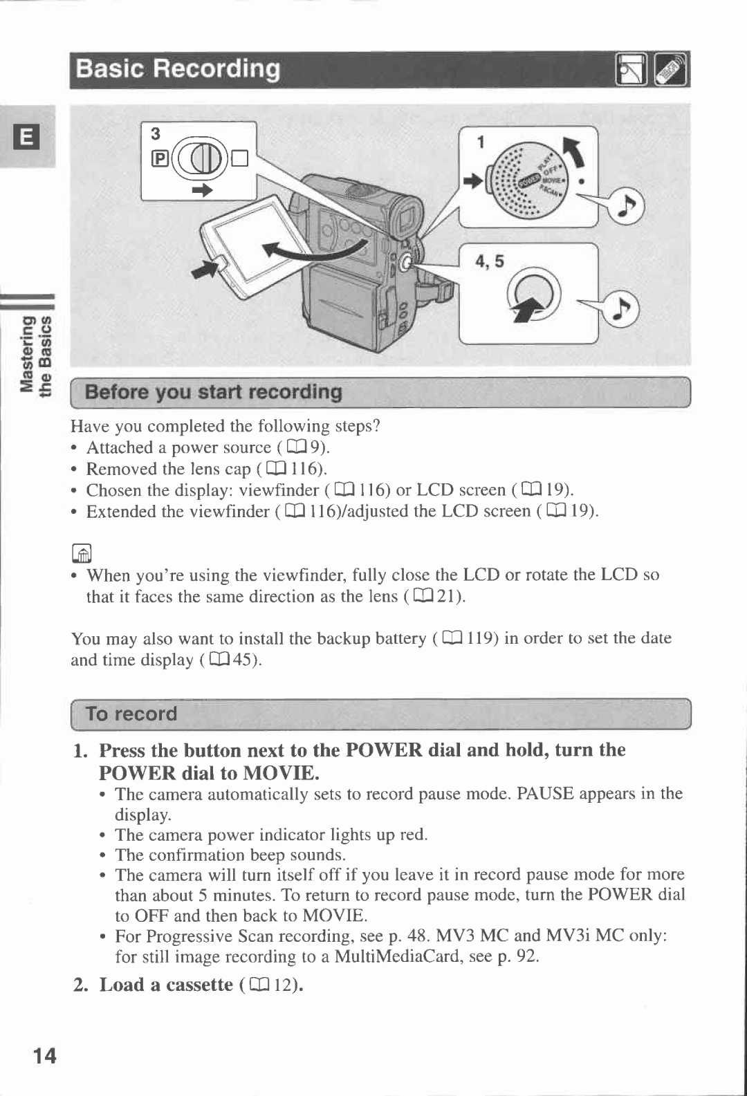 Canon 3 MC, MV3, MV 3 i manual 