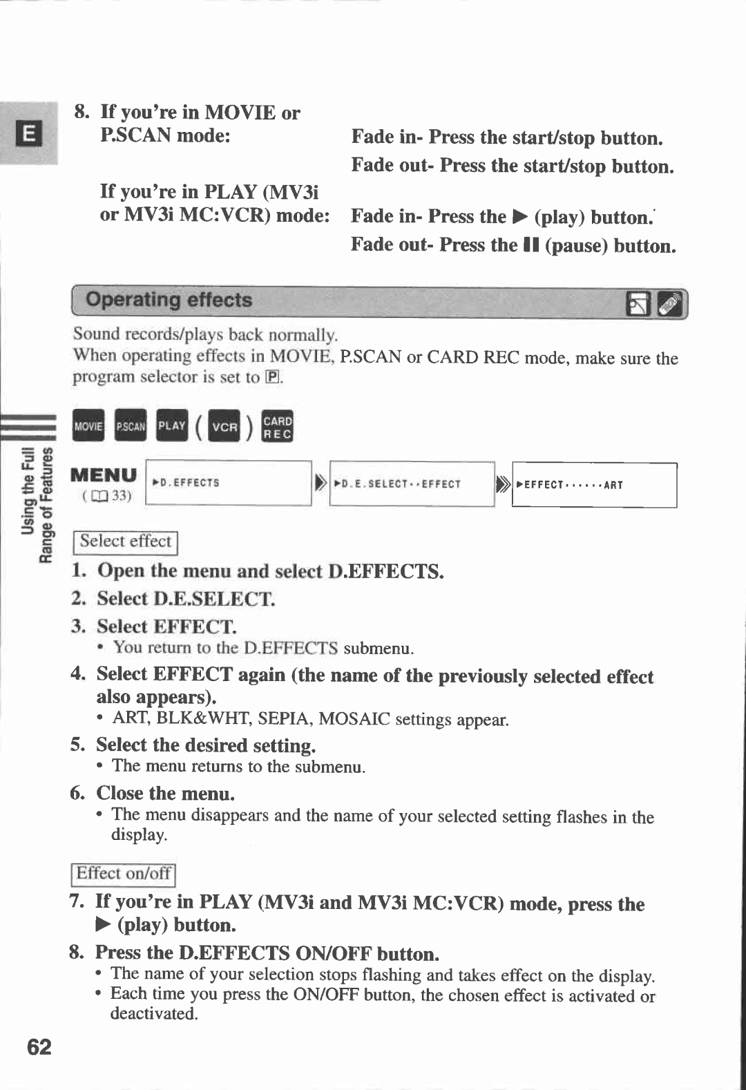 Canon 3 MC, MV3, MV 3 i manual 