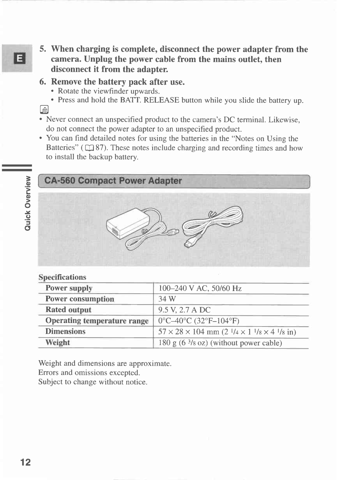 Canon MV300 manual 