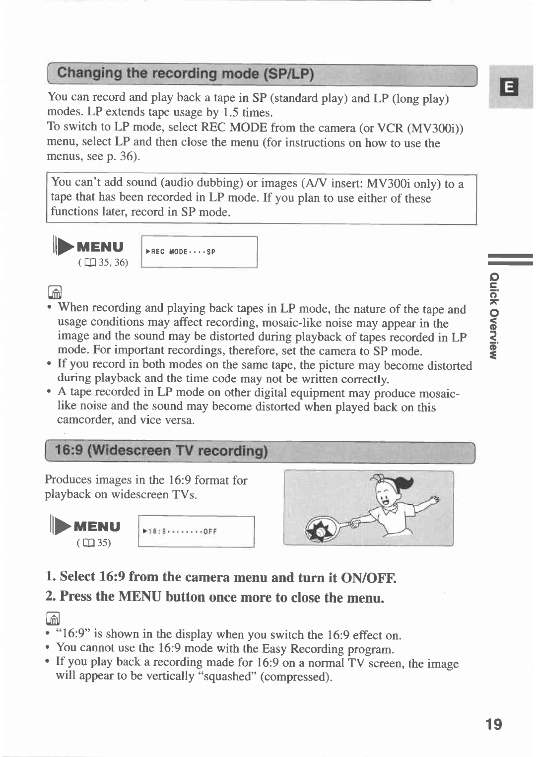 Canon MV300 manual 