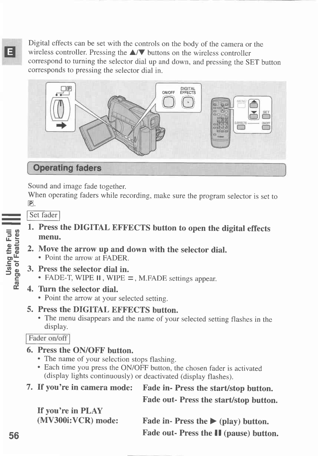 Canon MV300 manual 