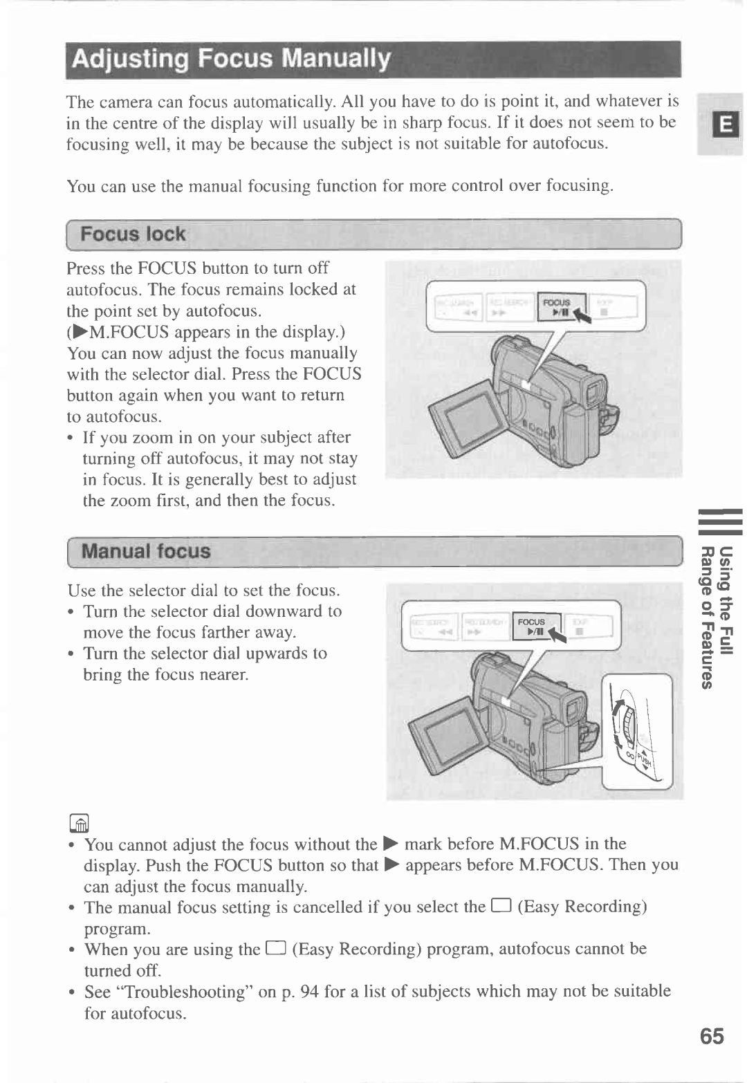 Canon MV300 manual 