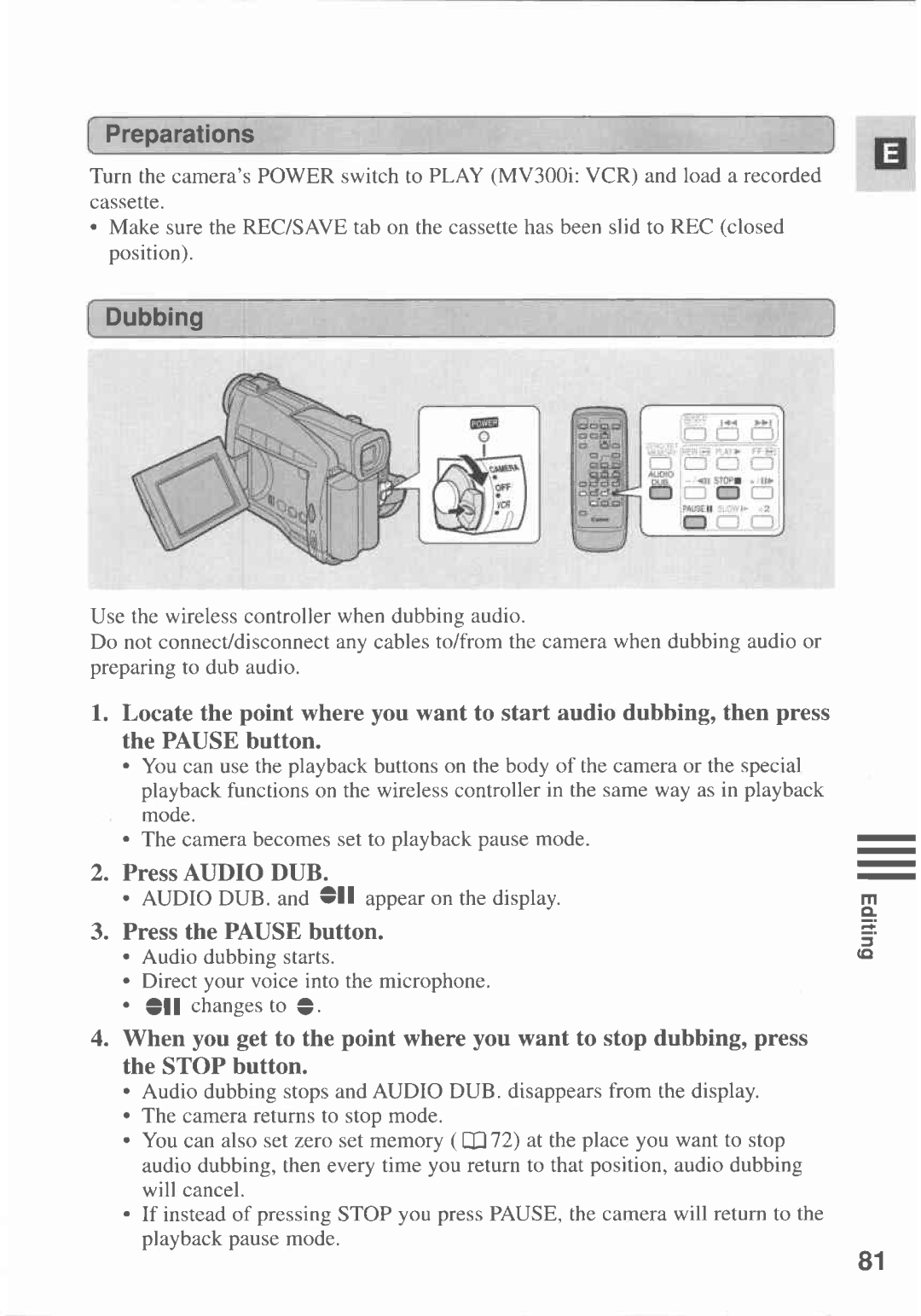 Canon MV300 manual 