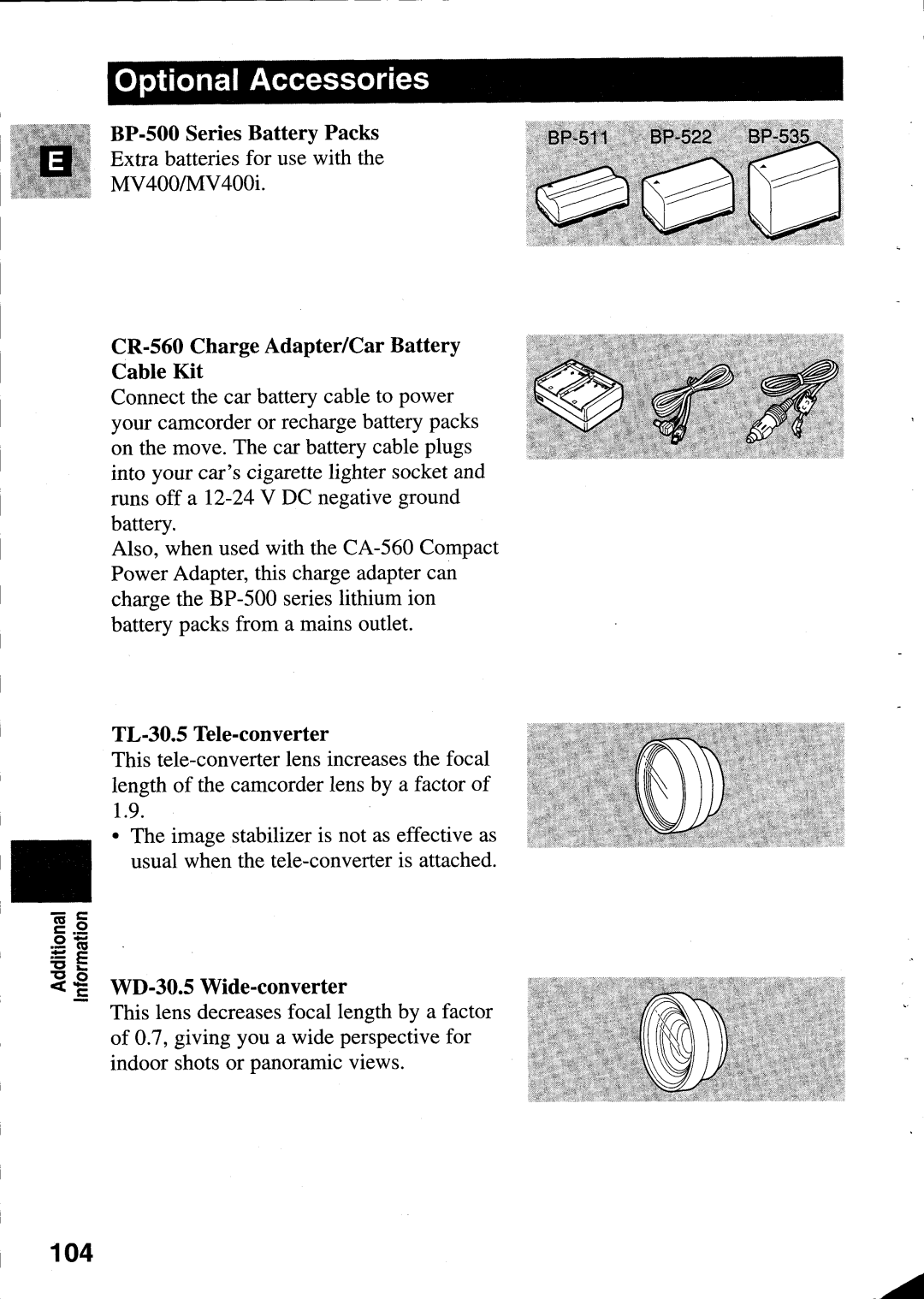 Canon MV400i manual 