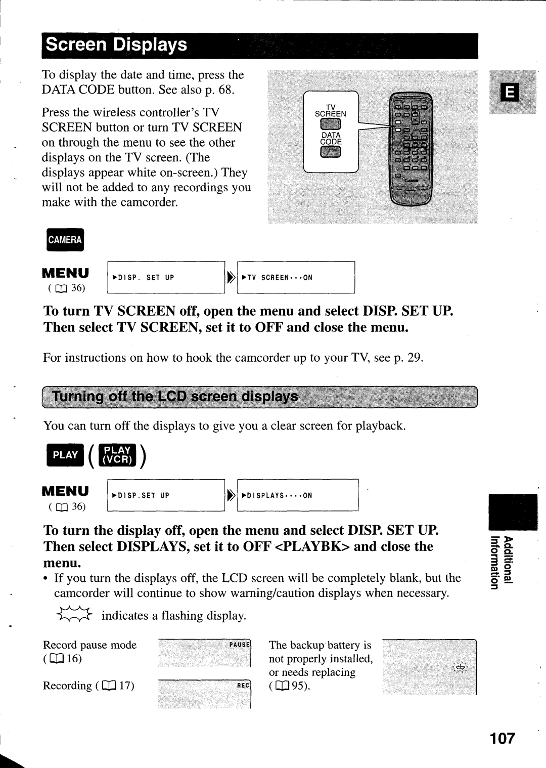 Canon MV400i manual 