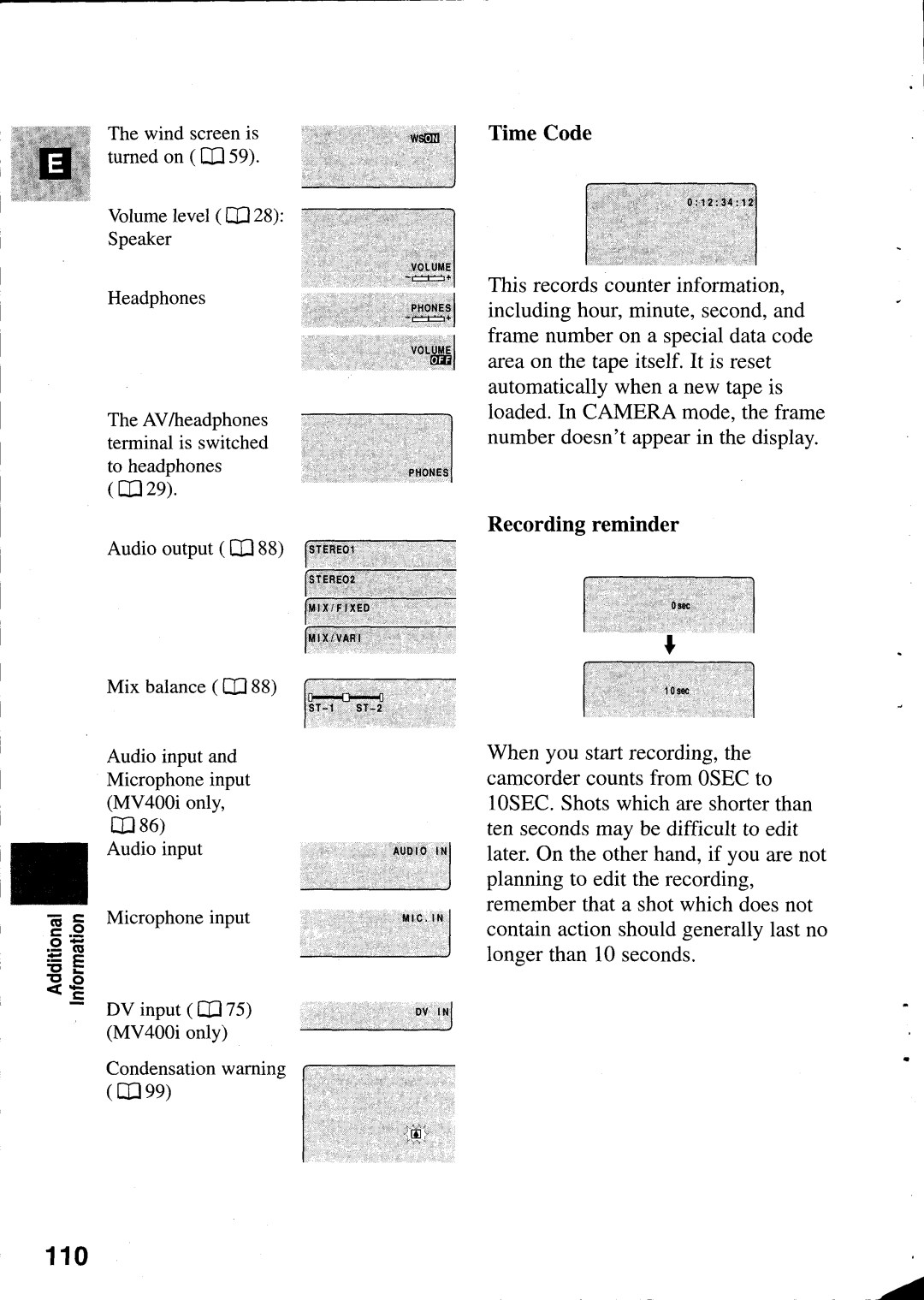 Canon MV400i manual 