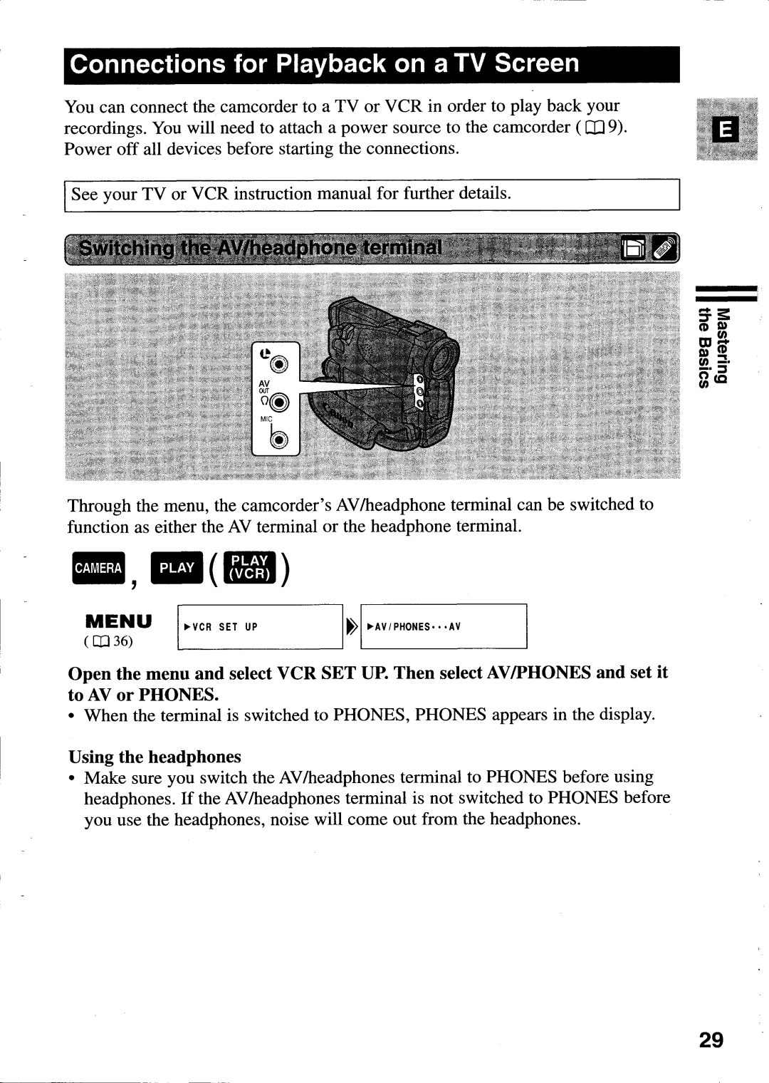 Canon MV400i manual 