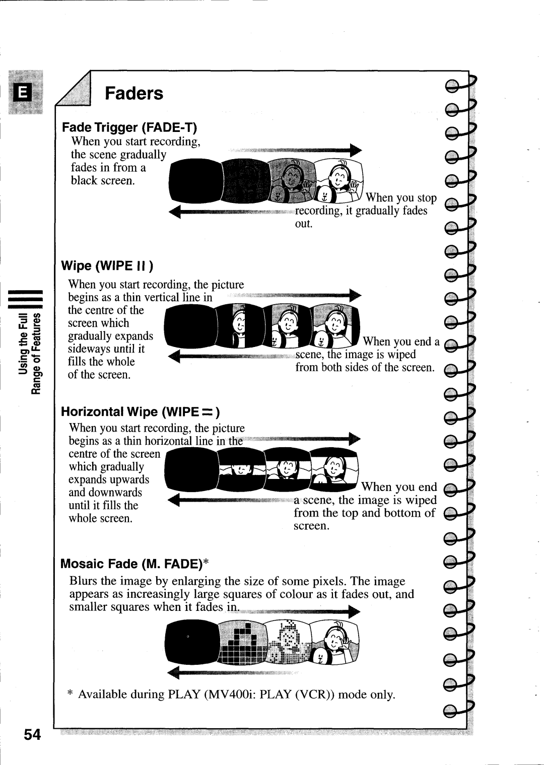 Canon MV400i manual 