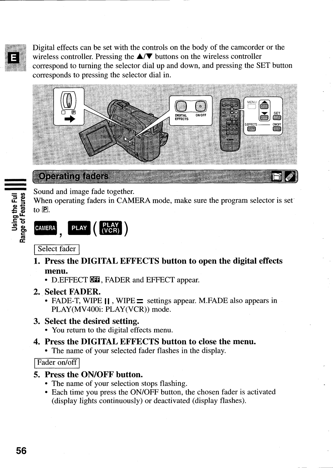 Canon MV400i manual 