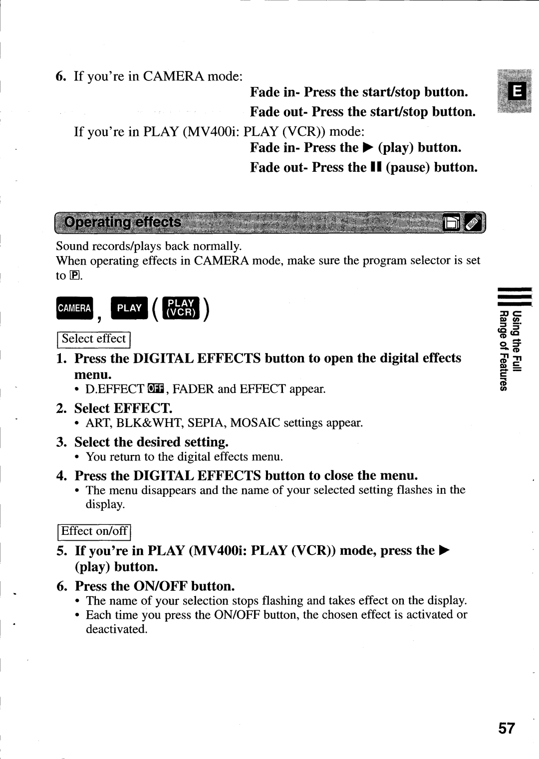 Canon MV400i manual 