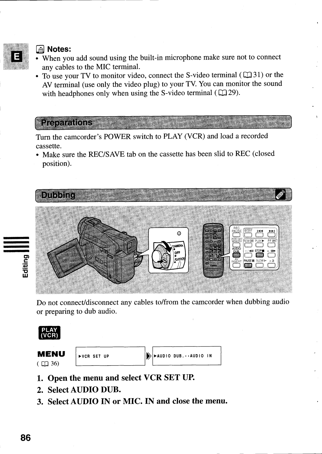 Canon MV400i manual 