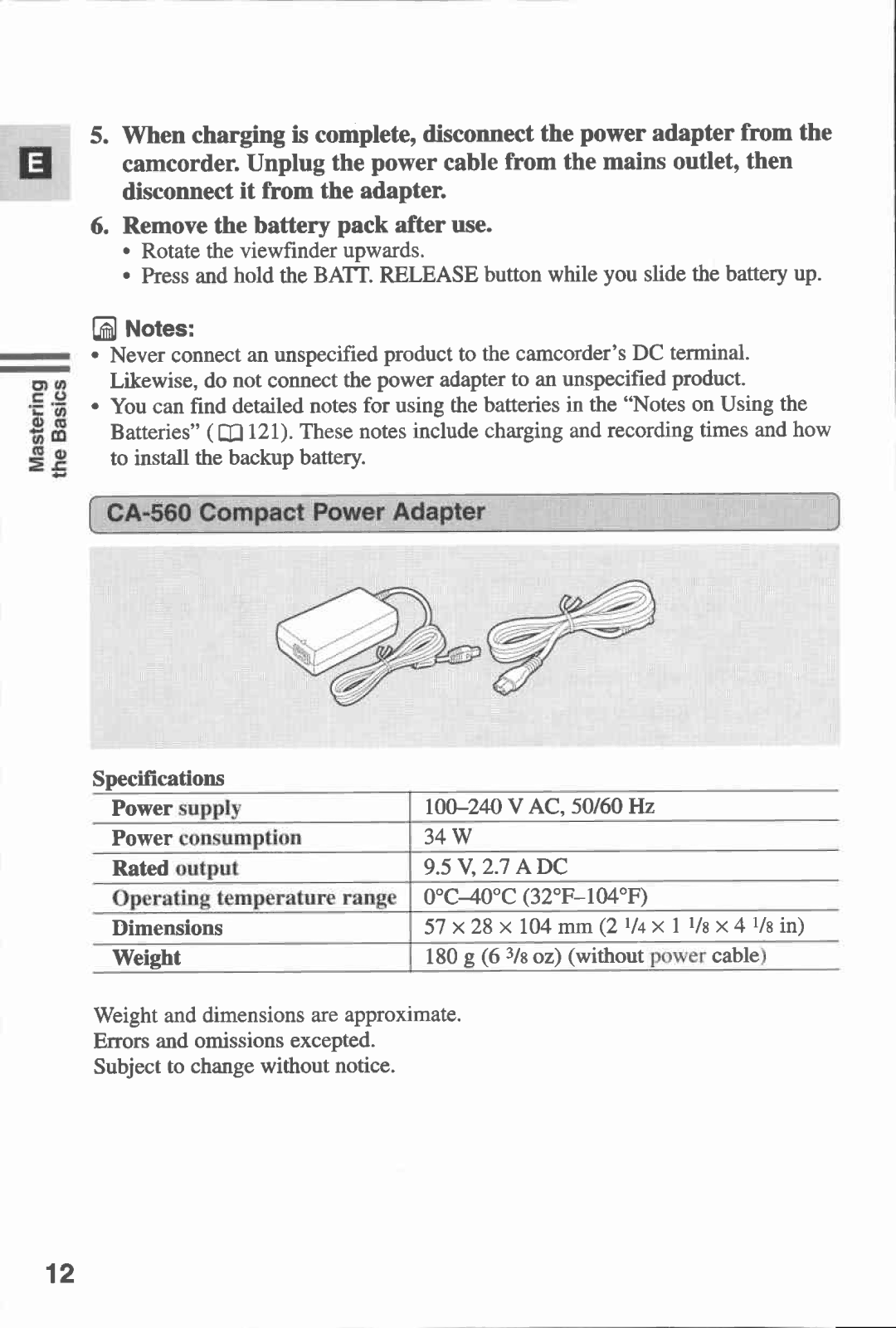 Canon MV430i manual 