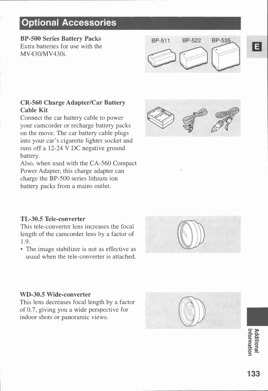 Canon MV430i manual 