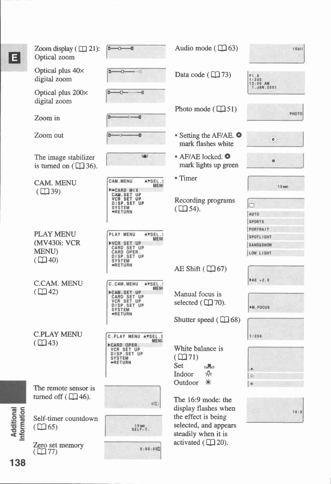 Canon MV430i manual 