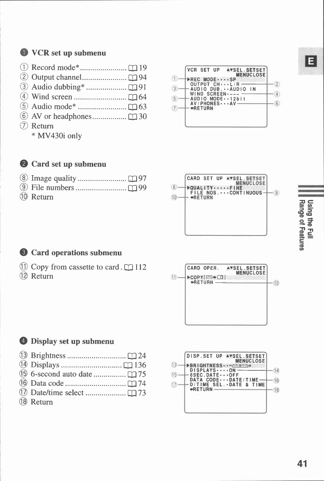 Canon MV430i manual 