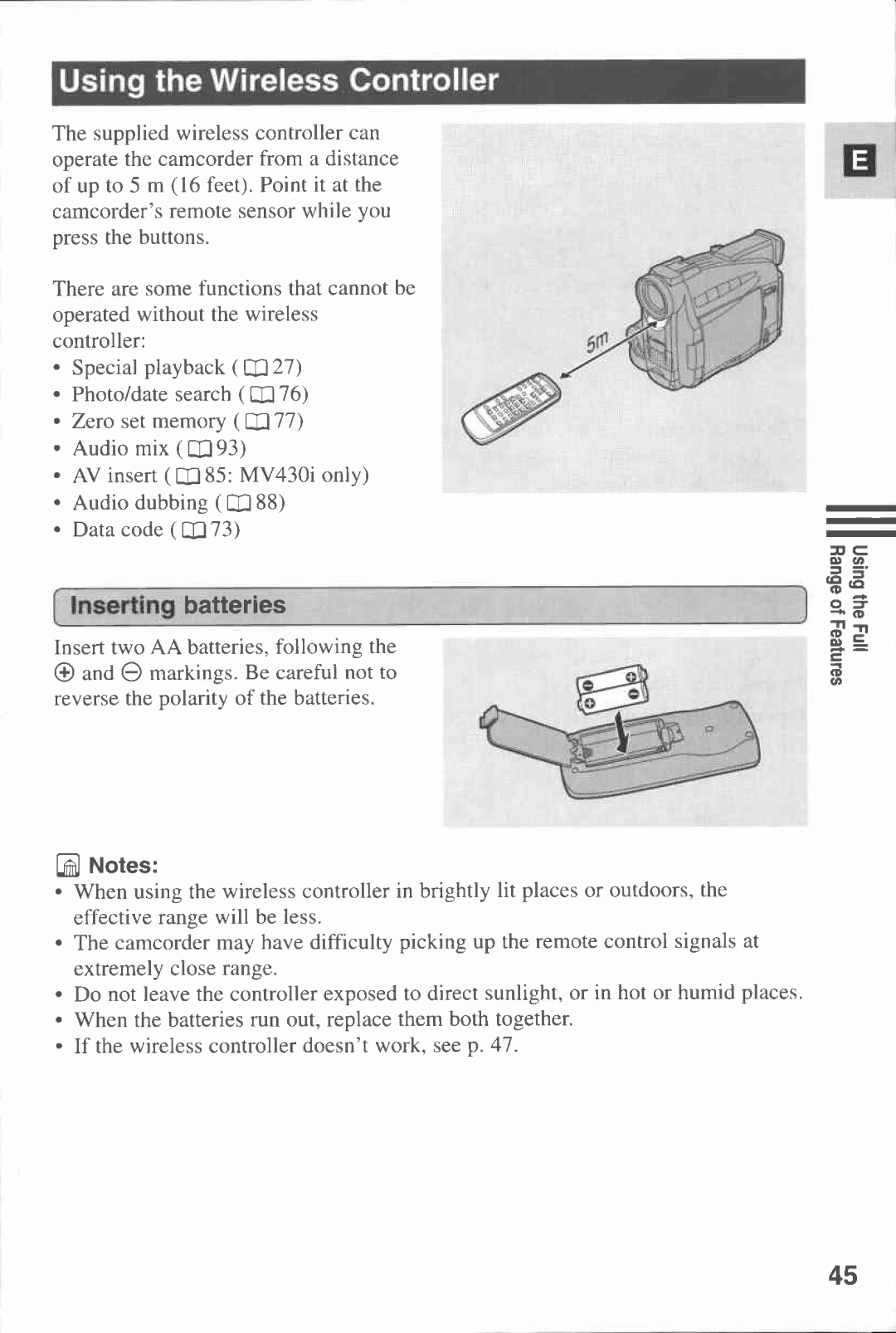 Canon MV430i manual 