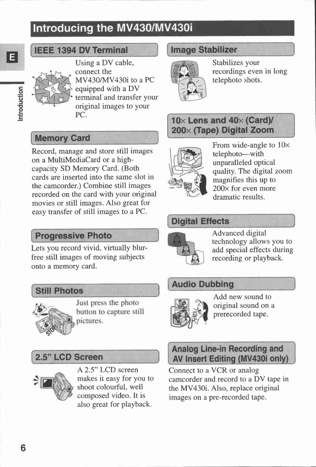 Canon MV430i manual 