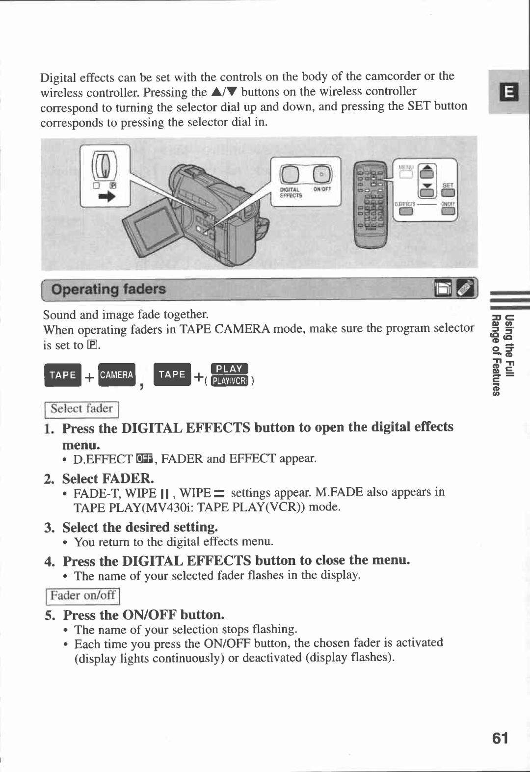 Canon MV430i manual 