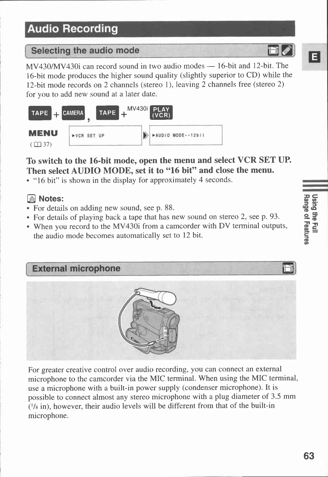 Canon MV430i manual 