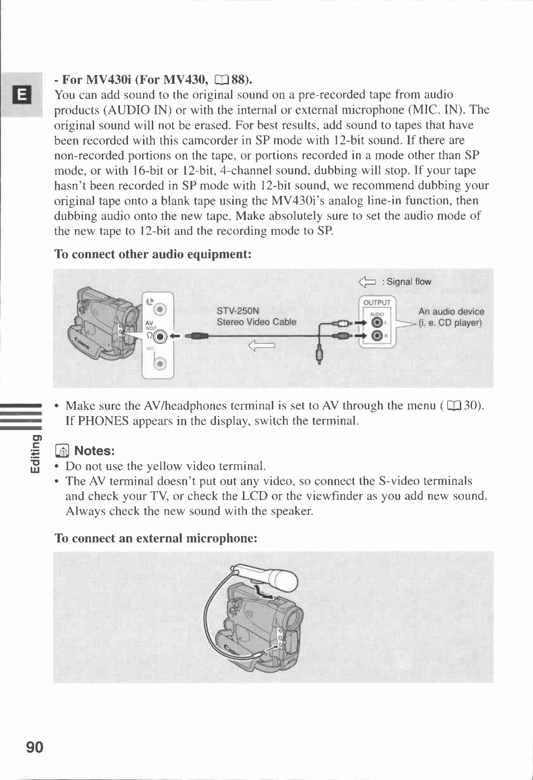 Canon MV430i manual 