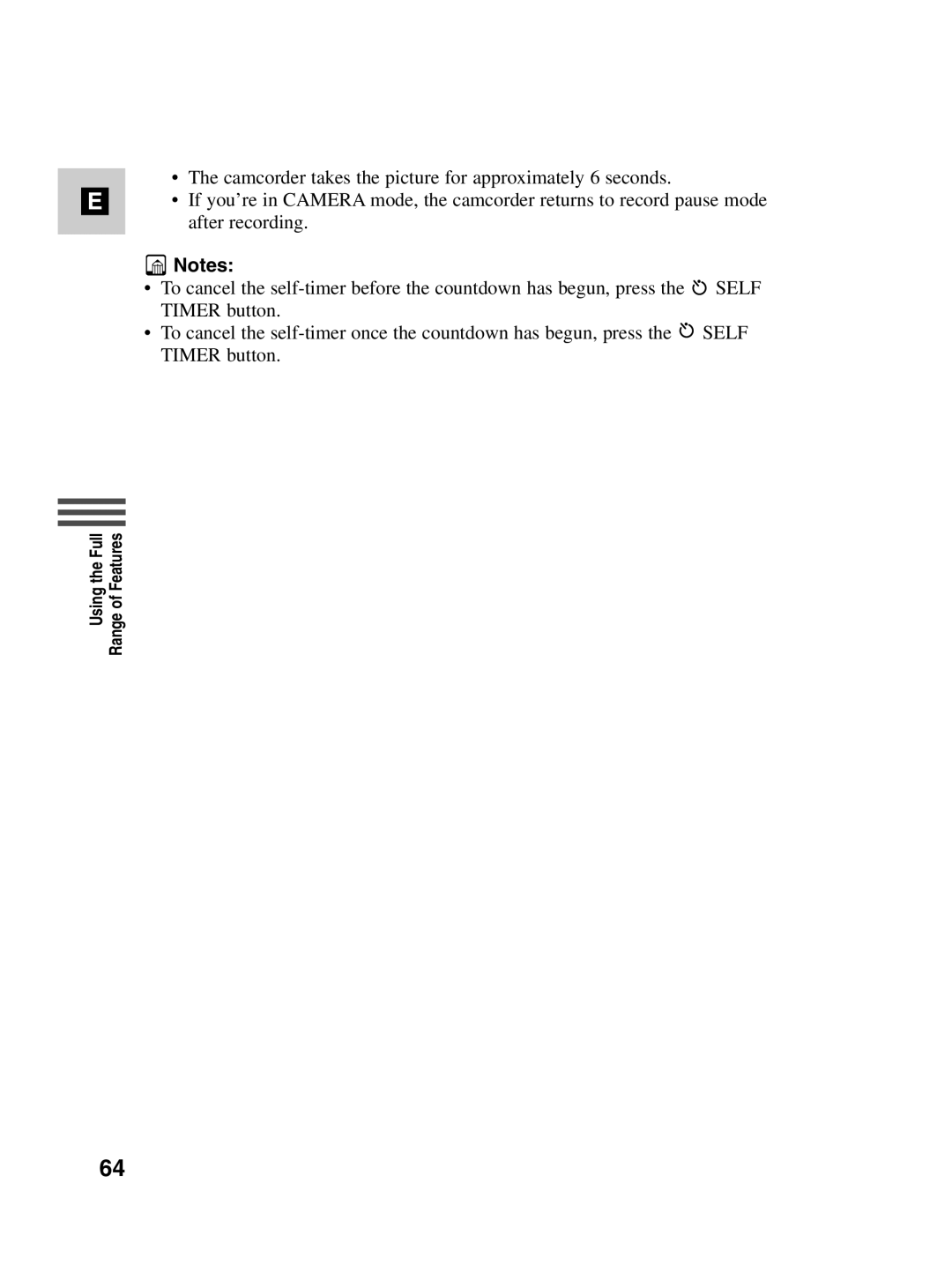 Canon MV500i instruction manual Using the Full Range of Features 