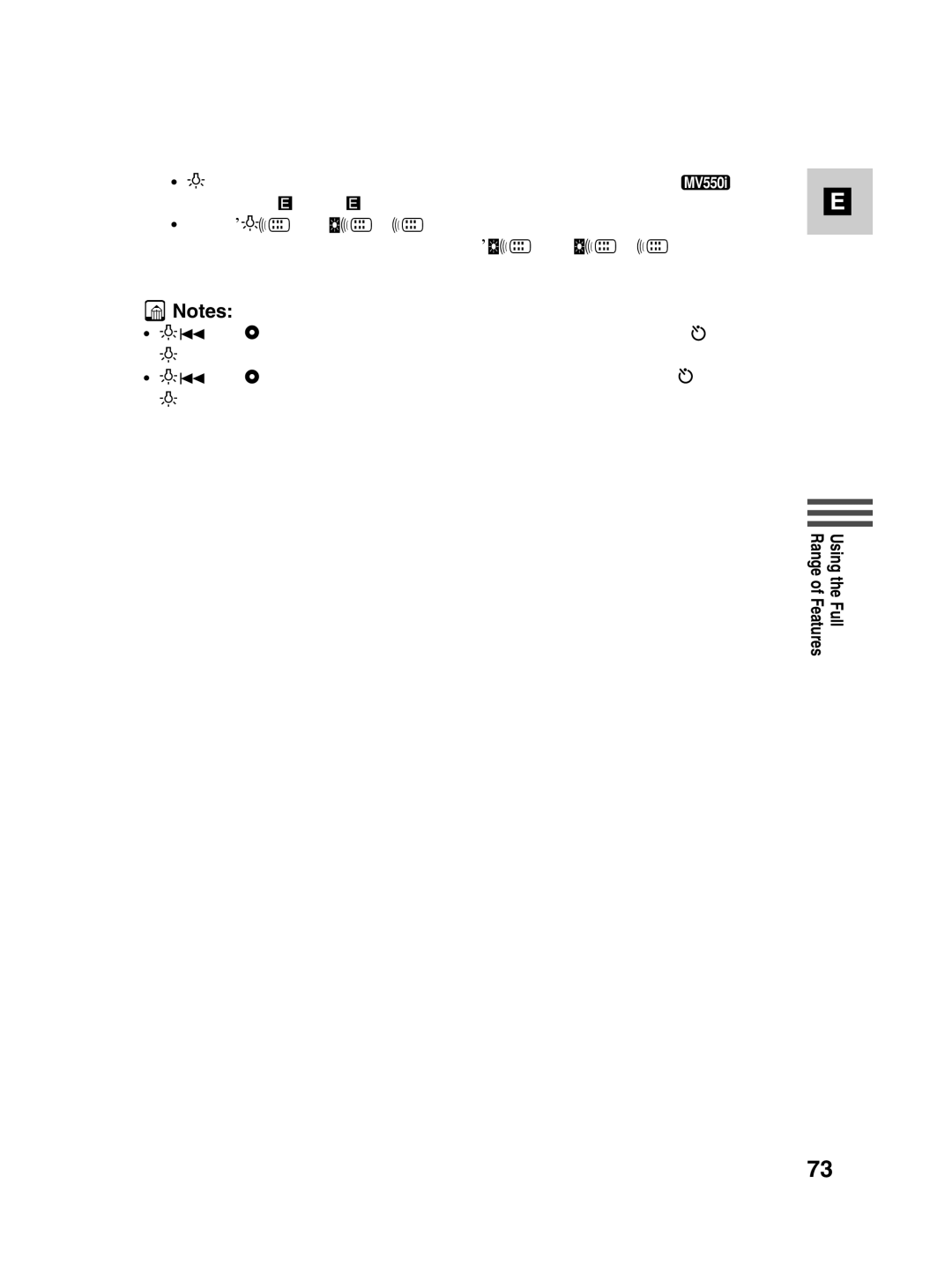 Canon MV550i, MV530i instruction manual Using the Full Range of Features 