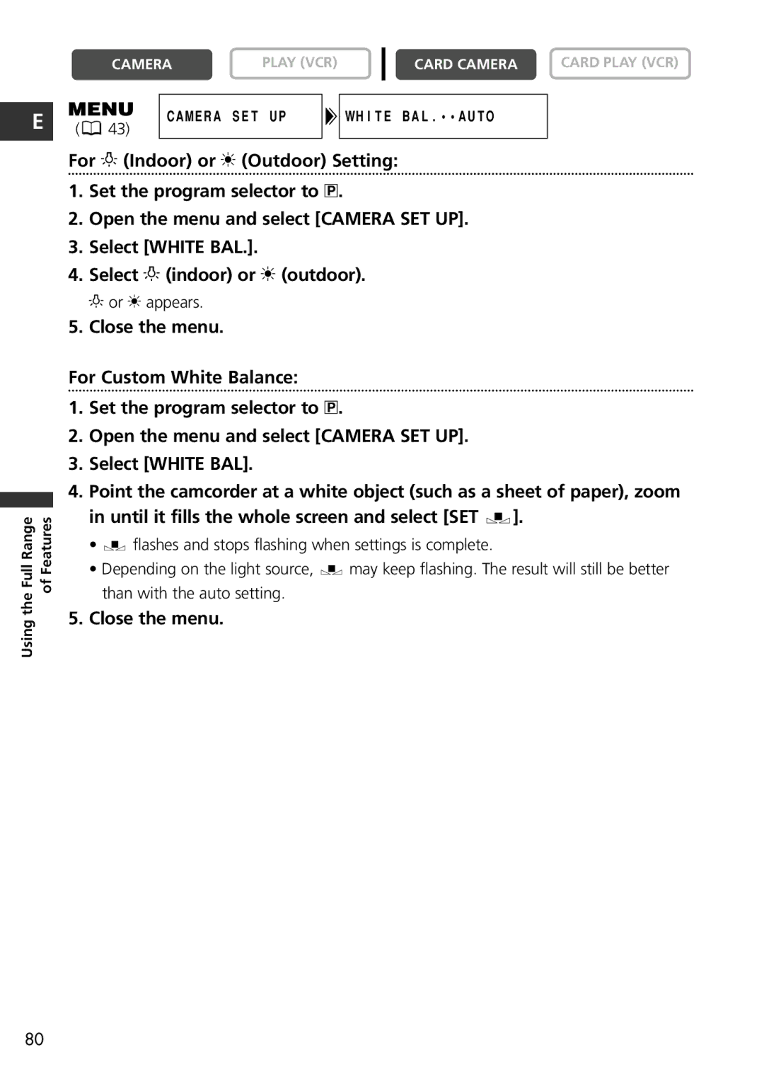 Canon MV650i, MV600i instruction manual Or U appears 