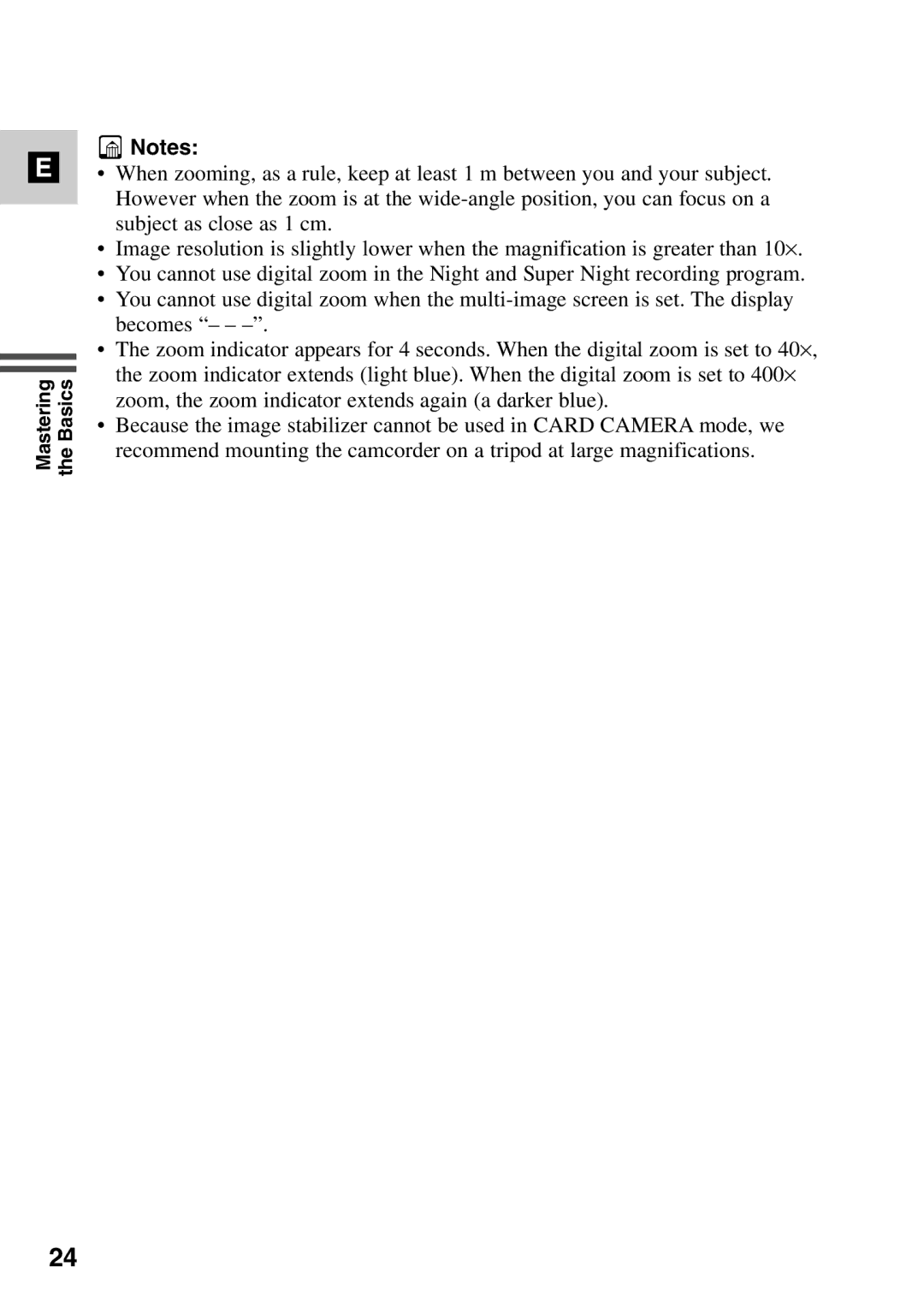 Canon MV6iMC instruction manual Mastering the Basics 