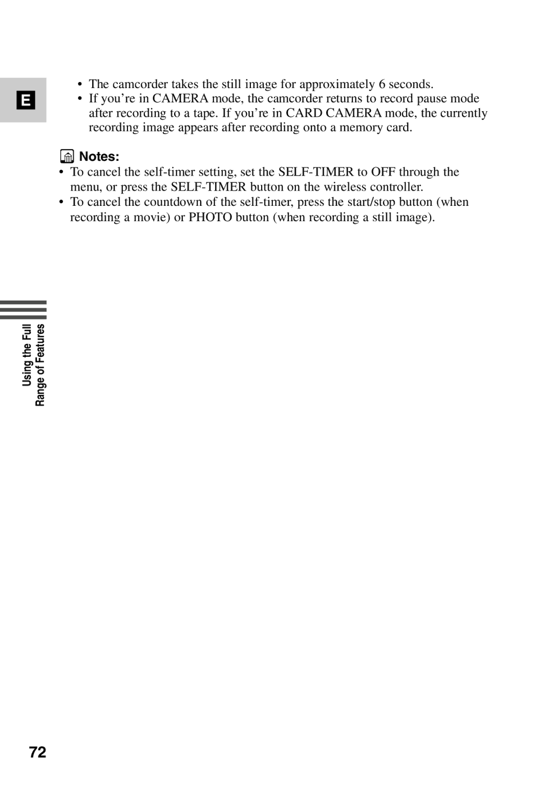 Canon MV6iMC instruction manual Using the Full Range of Features 