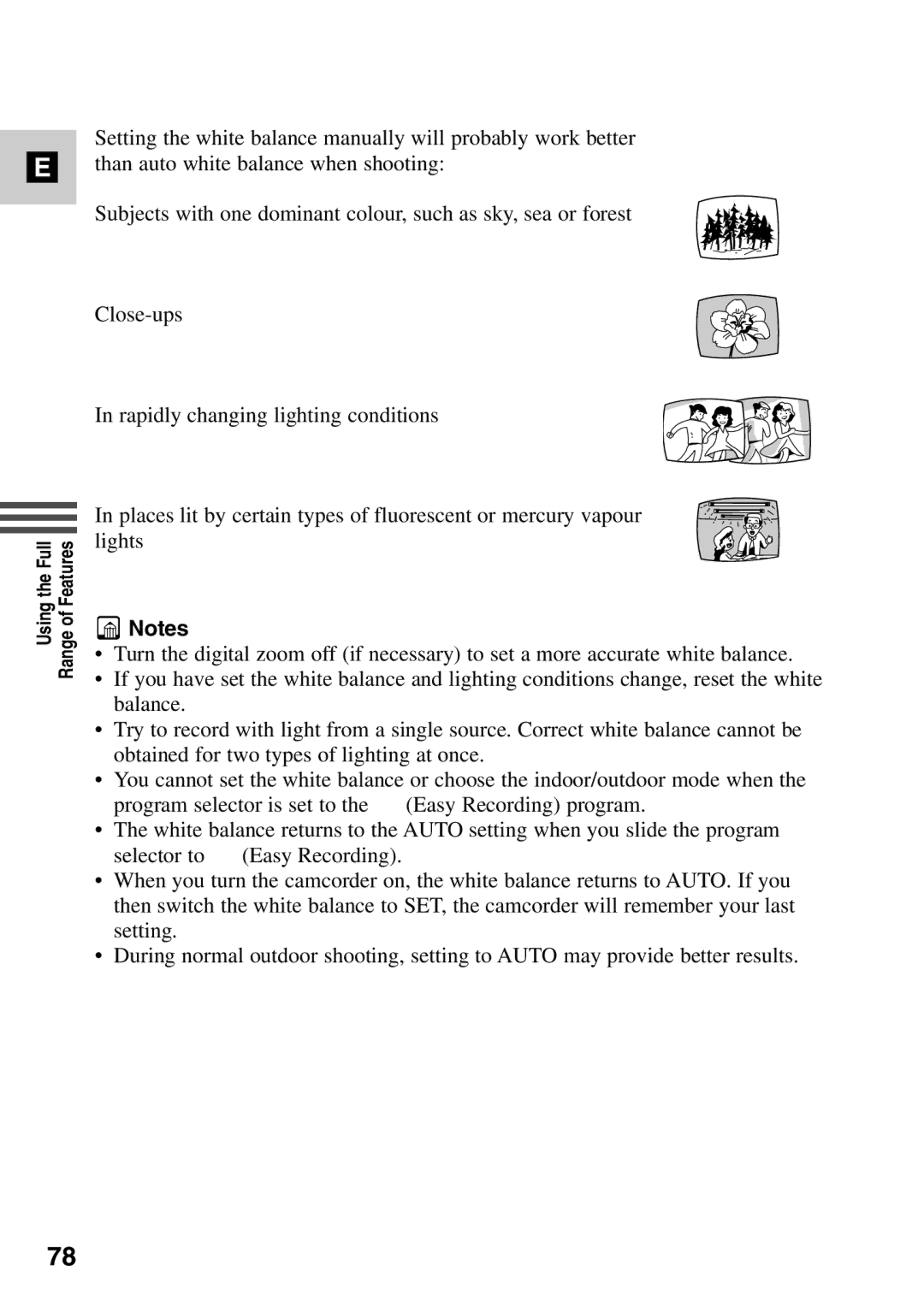 Canon MV6iMC instruction manual Using the Full Range of Features 