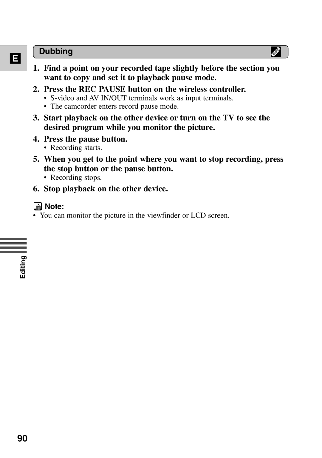 Canon MV6iMC instruction manual You can monitor the picture in the viewfinder or LCD screen 